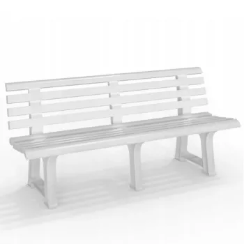 BICA Olimpia kerti pad 150x53x77cm fehér