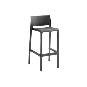 BICA Volga Stool 75 kerti bárhokedli 50x50x99cm szürke