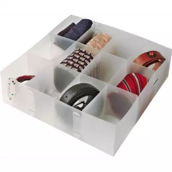 ORDINETT Organizer L 30,5x30,5x10 cm Top Class átlátszó tárolódoboz