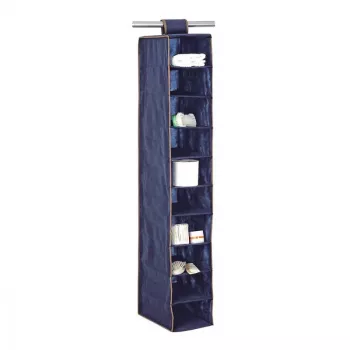ORDINETT 10 polcos szervező 20x29x120 cm kék