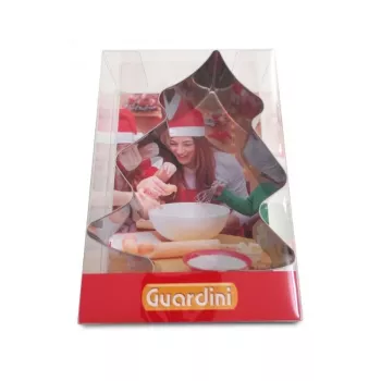 GUARDINI karácsonyfa tortaforma 20 x 13,7 cm tapadásmentes karbonacél antracitszürke