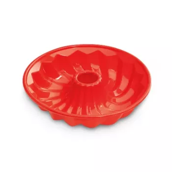 GUARDINI Savarin sütőforma szilikon Juliette Ø24x5,5 cm piros