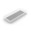 KIS Box Sistemo szervező 8, 37,5 x 15 x 5 cm, átlátszó/világosszürke
