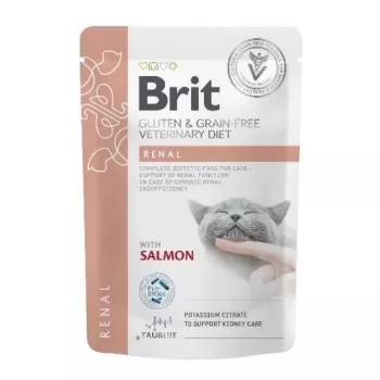 BRIT VD Renal Cat tasak - nedves macskatáp - 12x85g