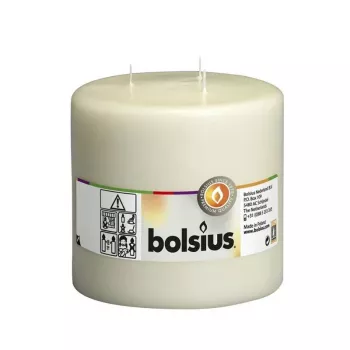 BOLSIUS Mamoth hengergyertya 3 kanóccal Ø150x150mm bézs