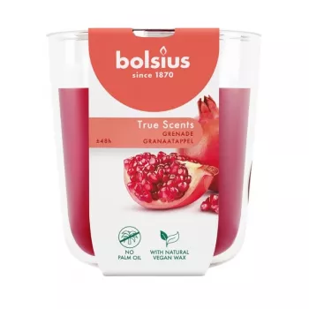 BOLSIUS True Scents gránátalma illatgyertya üvegben Ø97x85mm