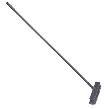 SAUBER kültéri kefe fogantyúval 34 cm szürke