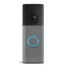 Ring Battery Video Doorbell 2 – 2K, kétirányú hang, pettyes szürke