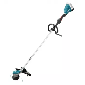 Makita DUR368LZX3 36V (2x18V) kefe nélküli bozótvágó, 350mm vágásszélesség, kerékpáros markolat, osztott szár, csak szerszám