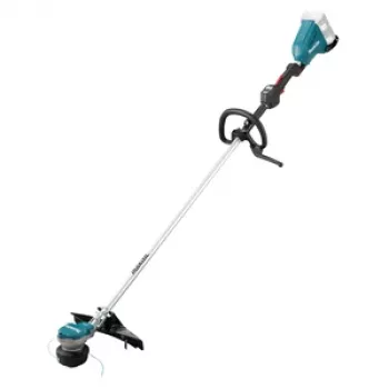 Makita DUR368LZX3 36V (2x18V) kefe nélküli bozótvágó, 350mm vágásszélesség, kerékpáros markolat, osztott szár, csak szerszám