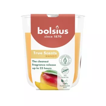 BOLSIUS True Scents mangó illatgyertya üvegben Ø80x73mm