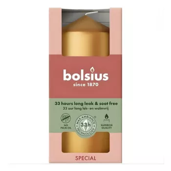 BOLSIUS hengergyertya Ø120x58mm arany