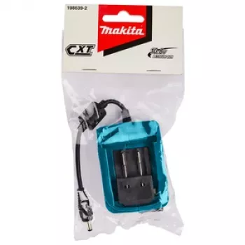 Makita CXT 12V max Li-ion akkumulátor-adapter DC üreges dugós kimenettel (5,5 x 2,1 mm), 2,2A
