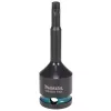 Makita Impact Black 1/2 inch Torx Socket Wrench Insert T35, 78 mm E-19803