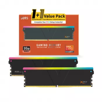 V-Color Manta XSky RGB 16GB DDR5-6000 CL30 EXPO memóriamodul, fekete