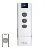 MOES YK2169 ZigBee 3.0 rádiós jelenetkapcsoló, 4 csatornás, 12 jelenet, elemes, fehér