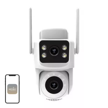 MOES WCM-Q29 8MP kétlencsés WLAN IP-kamera