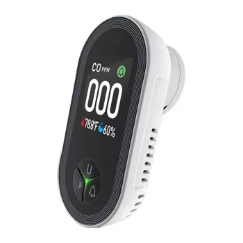 MOES S02-CO szén-monoxid-érzékelő, Zigbee 3.0, LCD-kijelző, 85dB riasztás