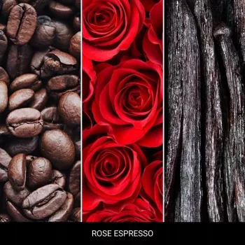 Millefiori White Rose Espresso illatklipsz autóillatosító