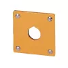 Eaton M22-EY1 szerelőlap, sárga, alumínium, IP65, 72 x 72 mm 216542