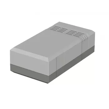 Bopla EG 1240 L asztali ház, 125 x 67 x 40 mm, polisztirol, világosszürke RAL 7035 32124012