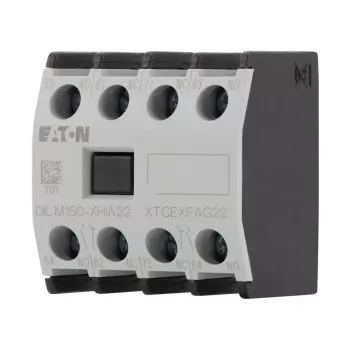 Eaton DILM150-XHIA22 segédérintkező blokk, 2NO+2NC, előlapi szerelés, csavaros csatlakozók 283464