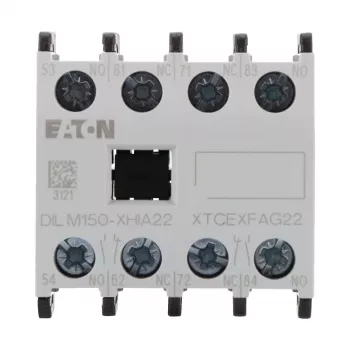 Eaton DILM150-XHIA22 segédérintkező blokk, 2NO+2NC, előlapi szerelés, csavaros csatlakozók 283464
