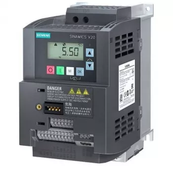 Siemens SINAMICS G120C kompakt frekvenciaváltó 1,1 kW beépített szűrővel, 3 AC 380-480 V, IP20, FSAA 6SL32105BB211BV1