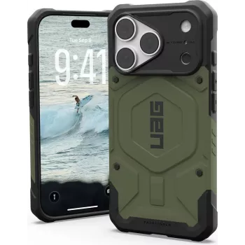 UAG Urban Armor Gear Pathfinder MagSafe tok Apple iPhone 18 Pro/17 Pro - Olive Drab 114583117272