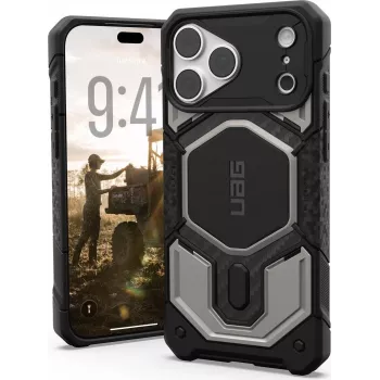 UAG Urban Armor Gear Monarch Pro MagSafe tok Apple iPhone 18 Pro Max/17 Pro Max készülékhez – titán 114568113636