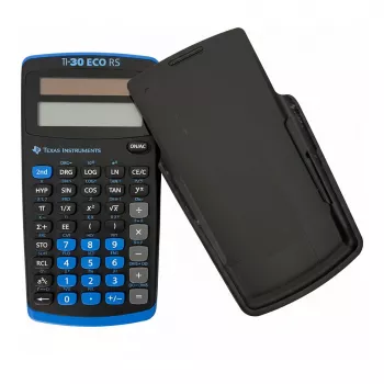 Texas Instruments TI-30 ECO RS tudományos zsebszámológép fekete/kék