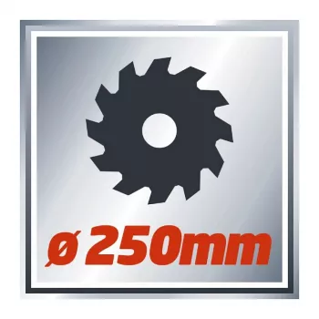 Einhell TC-MS 2513 L gér- és vonófűrész, 1600 W, 250 mm fűrészlap, lézervezérlés, piros