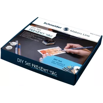 Schneider DIY ajándékcímke-készlet fehér, arany és ezüst metálfilcekkel (ML85060902)