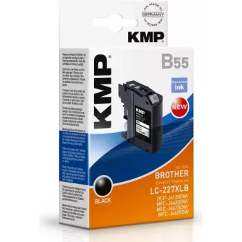 KMP B55 fekete kompatibilis tintapatron Brother DCP-J4120DW, MFC-J4420DW, MFC-J4620DW, MFC-J4625DW, MFC-J5720DW készülékekhez 1531.4001
