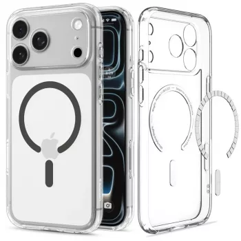 SPIGEN Ultra Hybrid MagSafe iPhone 17 Pro / 18 Pro, átlátszó/grafit