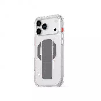 Skinarma Haxa mágneses töltés + grip stand átlátszó tok iPhone 17 Pro készülékhez