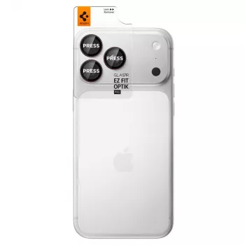 Spigen Optik Pro GLAS.tR EZ FIT kamerlencse-védő 2 darabos csomag iPhone 18 Pro/18 Pro Max készülékhez – Dark Cherry