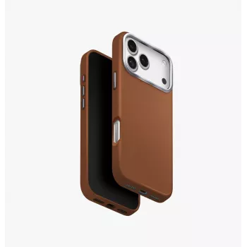 UNIQ Lyden MagClick töltőtok iPhone 17 Pro Max készülékhez – karamell