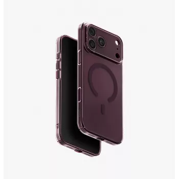 UNIQ Airsuit MagClick töltőtok iPhone 18 Pro Max / 17 Pro Max készülékhez – bordó