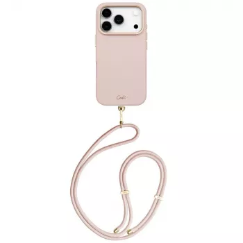 UNIQ Coehl Mirelle mágneses töltőtok iPhone 17 Pro készülékhez – rózsaszín