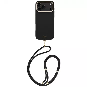 UNIQ Coehl Mirelle mágneses töltőtok iPhone 17 Pro Max készülékhez – ébenfa