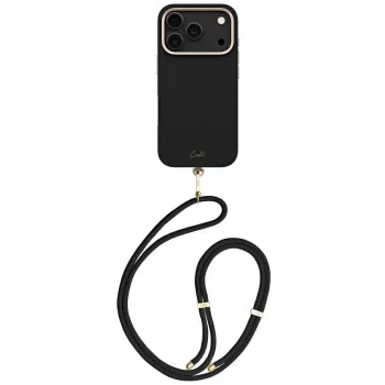 UNIQ Coehl Mirelle mágneses töltőtok iPhone 17 Pro készülékhez, ébenfa