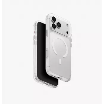 UNIQ Clario Magclick töltő átlátszó tok iPhone 18 Pro Max / 17 Pro Max készülékhez