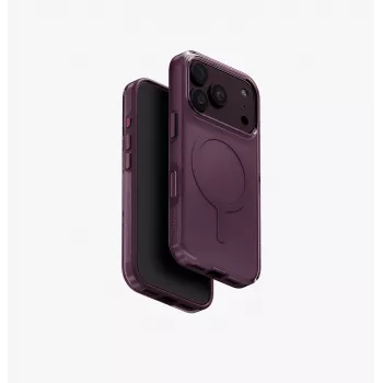 UNIQ Clario Eco Magclick töltőtok iPhone 18 Pro/17 Pro készülékhez – lila