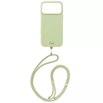 UNIQ Coehl Mirelle MagSafe tok iPhone 17 Pro Max készülékhez – zöld virágmintás