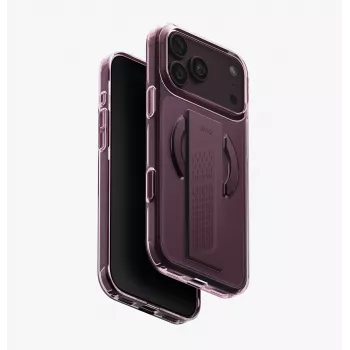 UNIQ Heldro Air MagClick töltőtok iPhone 18 Pro Max / 17 Pro Max készülékhez – bordó