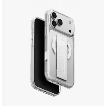 UNIQ Heldro Air MagClick töltőtok iPhone 18 Pro Max / 17 Pro Max készülékhez – bordó