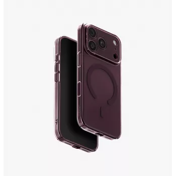 UNIQ Airsuit MagClick töltőtok iPhone 18 Pro / 17 Pro készülékhez – bordó