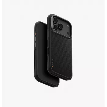 UNIQ Keva MagClick töltőtok iPhone 18 Pro / 17 Pro készülékhez, fekete