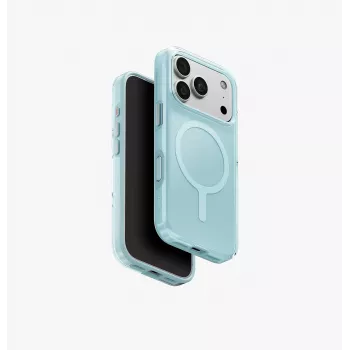 UNIQ Clario Magclick töltőtok iPhone 18 Pro / 17 Pro készülékhez, kék
